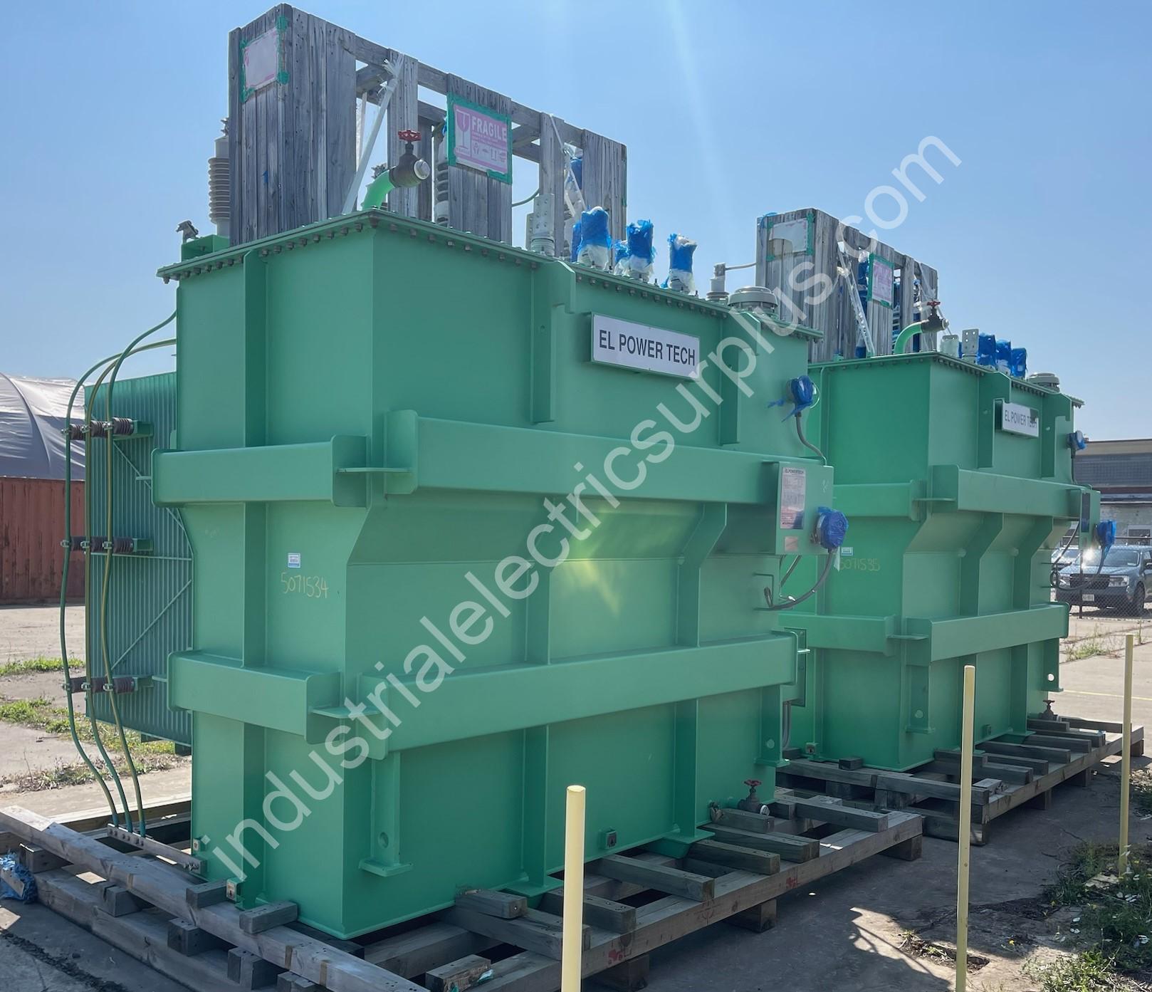 5000 KVA Power Tech SUB Transformers 66,000 Delta - 480Y/277