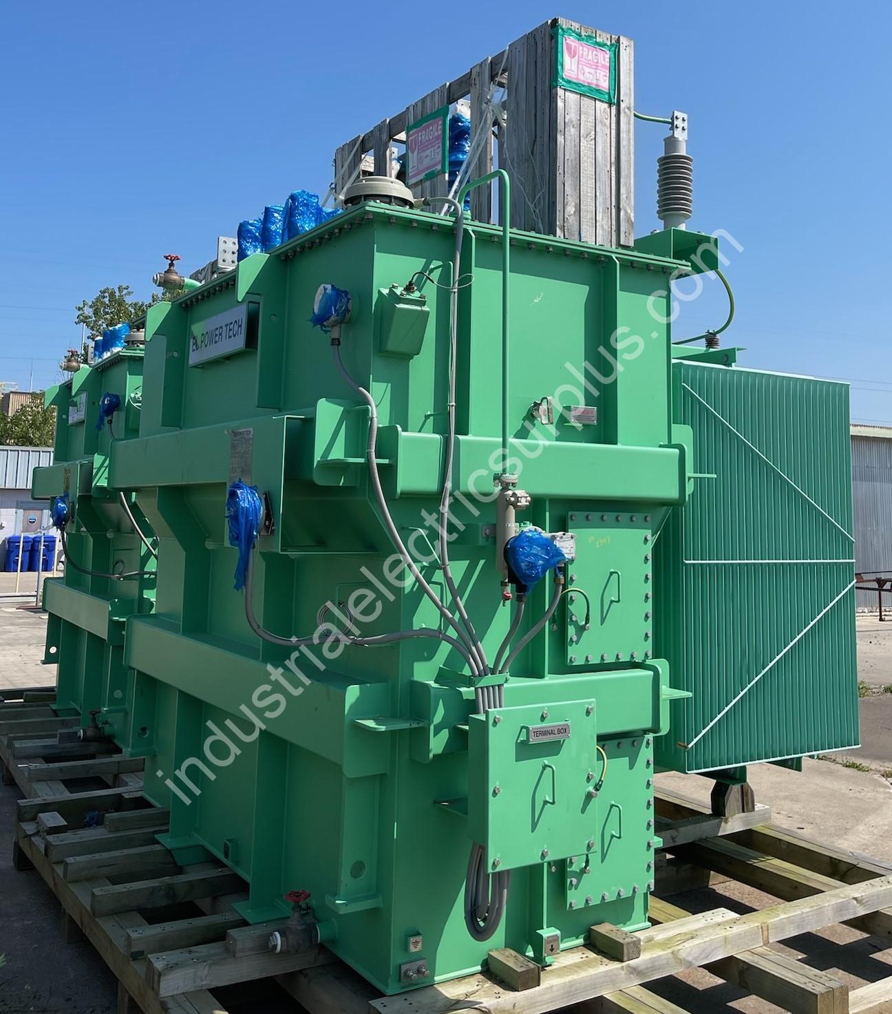 5000 KVA Power Tech SUB Transformers 66,000 Delta - 480Y/277